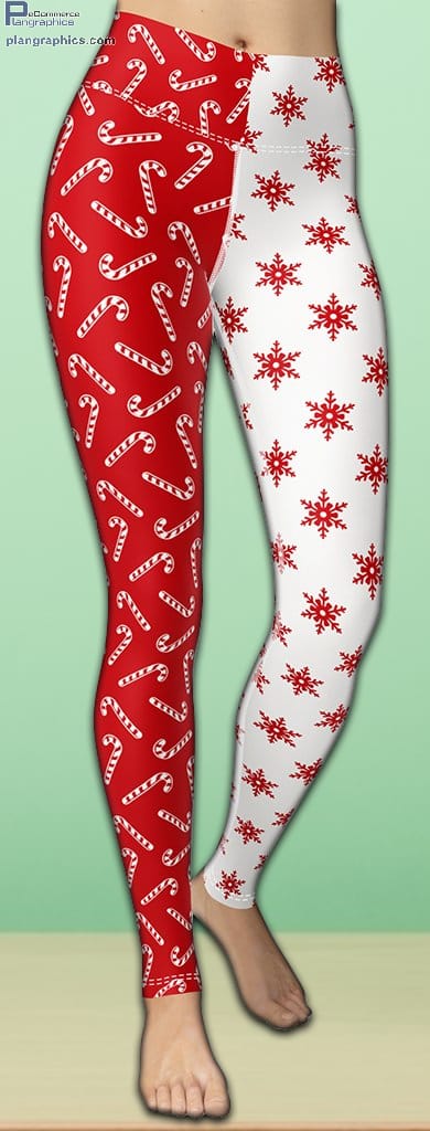 two patterned christmas yoga leggings 1 Sz5nH