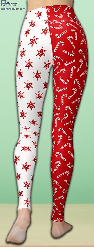 two patterned christmas yoga leggings 3 Wj5aD