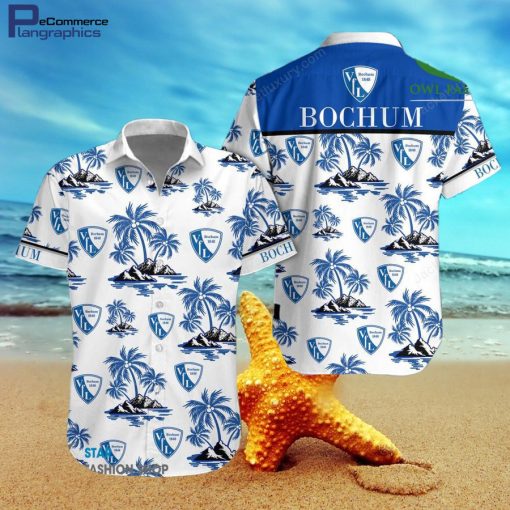vfl bochum palm trees hawaiian shirt ti1yul