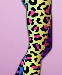 vibrant leopard print yoga leggings 5 eqEYw