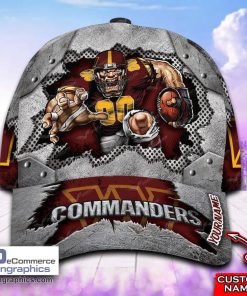 washington commanders mascot nfl cap personalized 1 9SZix