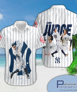 aaron judge new york yankees short sleeve button shirt pl317128 d6C2B