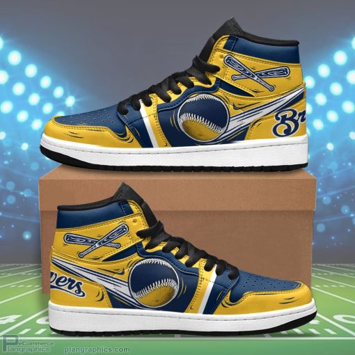 brewers j1 shoes custom for fans sneakers tt13 71 i5baz