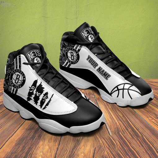 brooklyn nets personalized ajd13 sneakers plbg25 237 lY8dd