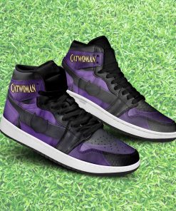 catwoman j1 shoes custom villains sneakers pl6876 137 cgOg1