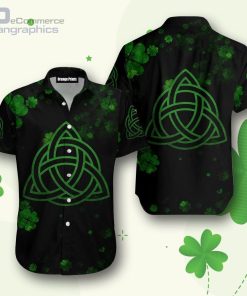 celtic shamrock irish st.patrick day hawaiian shirt Jo7f5