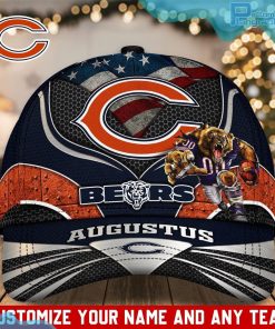 chicago bears nfl classic cap personalized custom name 1 ghnkm