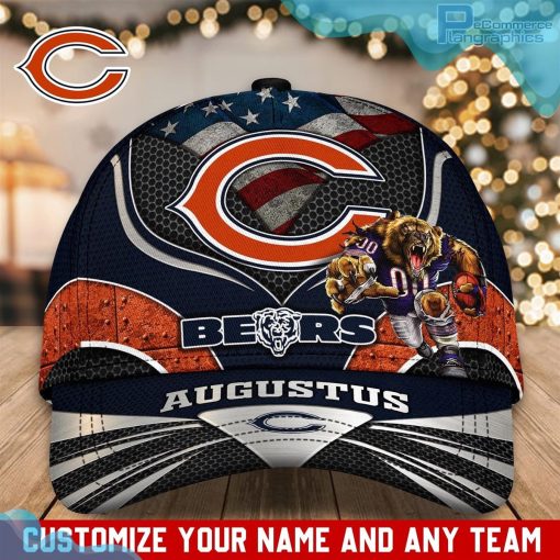 chicago bears nfl classic cap personalized custom name 1 ghnkm