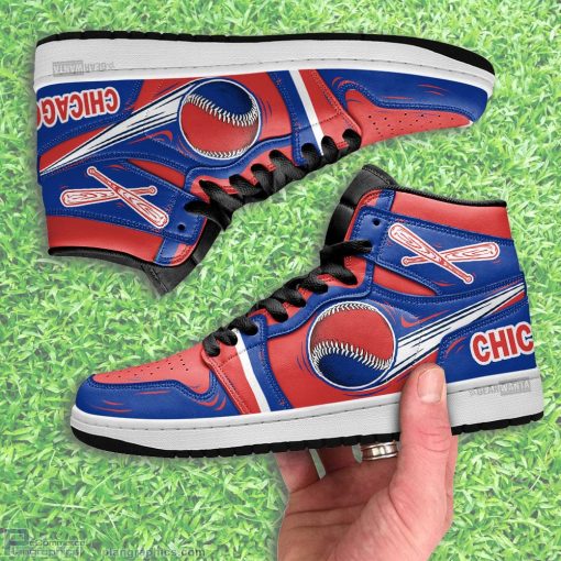 chicago cubs j1 shoes custom for fans sneakers tt13 136 2QFnY