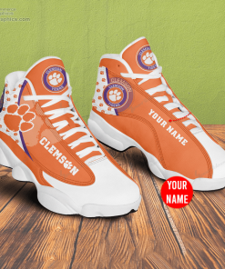 clemson tigers personalized ajd13 sneakers pl1075 752 9c3Wf