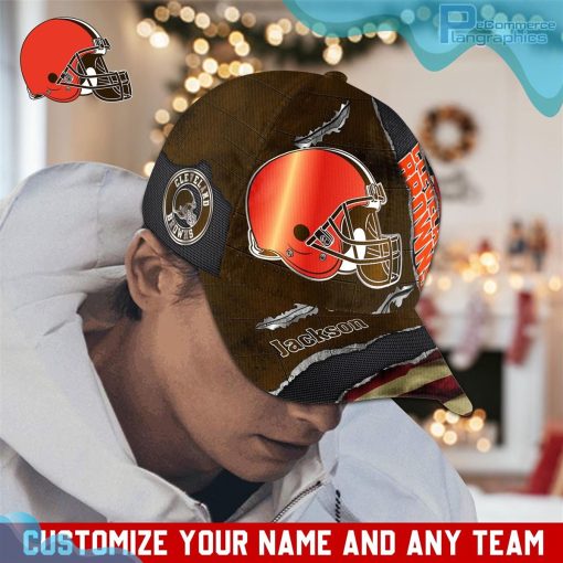 cleveland browns nfl classic cap personalized custom name pl21412014 3 57q9k