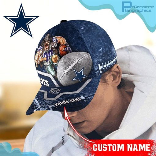 dallas cowboys nfl classic cap personalized custom name pl11212031 2 1cwpM