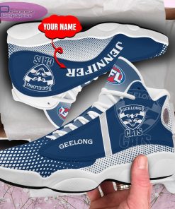 geelong football club blue white air jordan 13 sneaker AvrtX