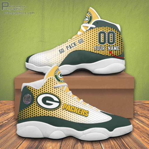 green bay packers personalized ajd13 sneakers pl1057 379 88HAp
