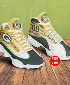 green bay packers personalized ajd13 sneakers pl1057 745 chV6t
