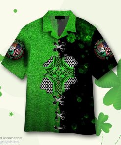 green irish st patrick celtic knot hawaiian shirt 8aciA