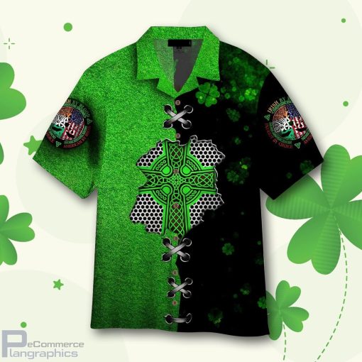 green irish st patrick celtic knot hawaiian shirt 8aciA