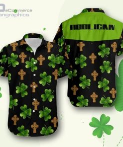 hooligan shamrock irish cross patricks day hawaiian shirt 1WQ5P