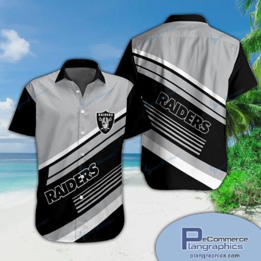 las vegas raiders short sleeve button shirt pl10957 4EJ7j