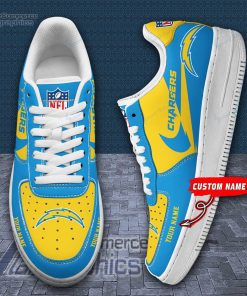 los angeles chargers personalized af1 shoes rba220 1 nVcLA