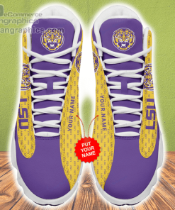 lsu tigers personalized ajd13 sneakers pl1033 741 us0yp