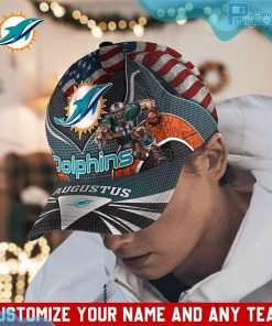 miami dolphins nfl classic cap personalized custom name 2 NxfO1