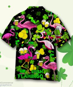 pink flamingo and beer st patricks day hawaiian shirt G8aXa