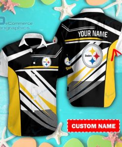 pittsburgh steelers casual button down short sleeve shirt rb269 1 09cJh