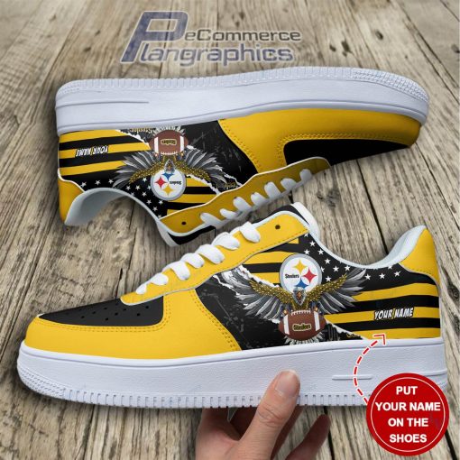 pittsburgh steelers personalized af1 shoes rba181 1 cDpqv
