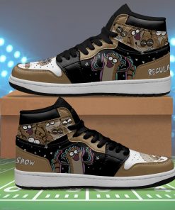 regular show rigby j1 shoes custom sneakers for cartoon fans 30 gzXcN