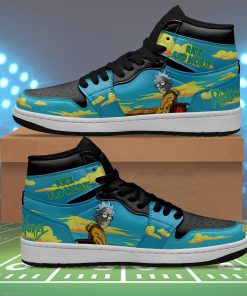 rick and morty crossover breaking bad air j1s sneakers custom shoes 106 UCrVm
