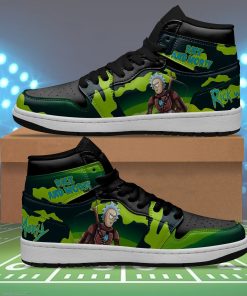 rick and morty crossover star wars air j1s sneakers custom shoes 164 IesCZ