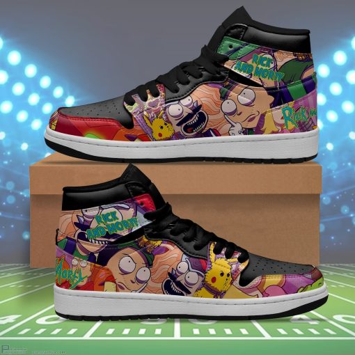 rick and morty crossover super mario air j1s sneakers custom shoes 26 P5qXK