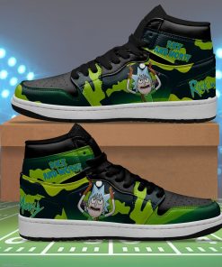 rick and morty crossover zelda air j1s sneakers custom shoes 104 VrxfU