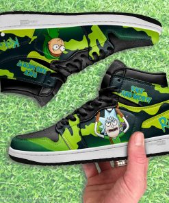 rick and morty crossover zelda air j1s sneakers custom shoes 23 WDUud