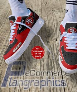 san francisco 49ers personalized af1 shoes rba101 4 0fs2s