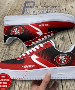 san francisco 49ers personalized af1 shoes rba155 1 6crkl