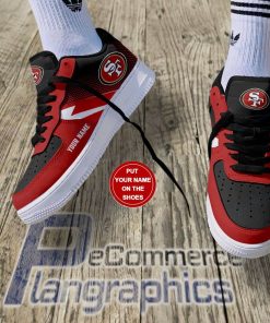 san francisco 49ers personalized af1 shoes rba155 3 da9OH