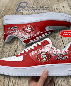 san francisco 49ers personalized af1 shoes rba161 1 MDSWL