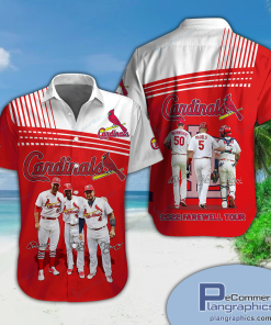 st louis cardinals short sleeve button shirt pl315124 IU51D