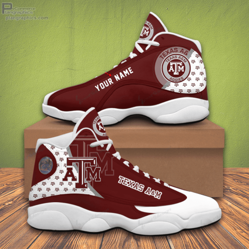 texas a26m aggies personalized ajd13 sneakers pl1078 363 6Sikv