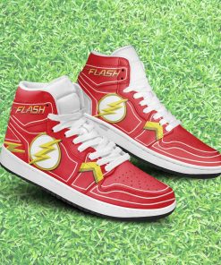 the flash j1 shoes custom super heroes sneakers 95 1As4U