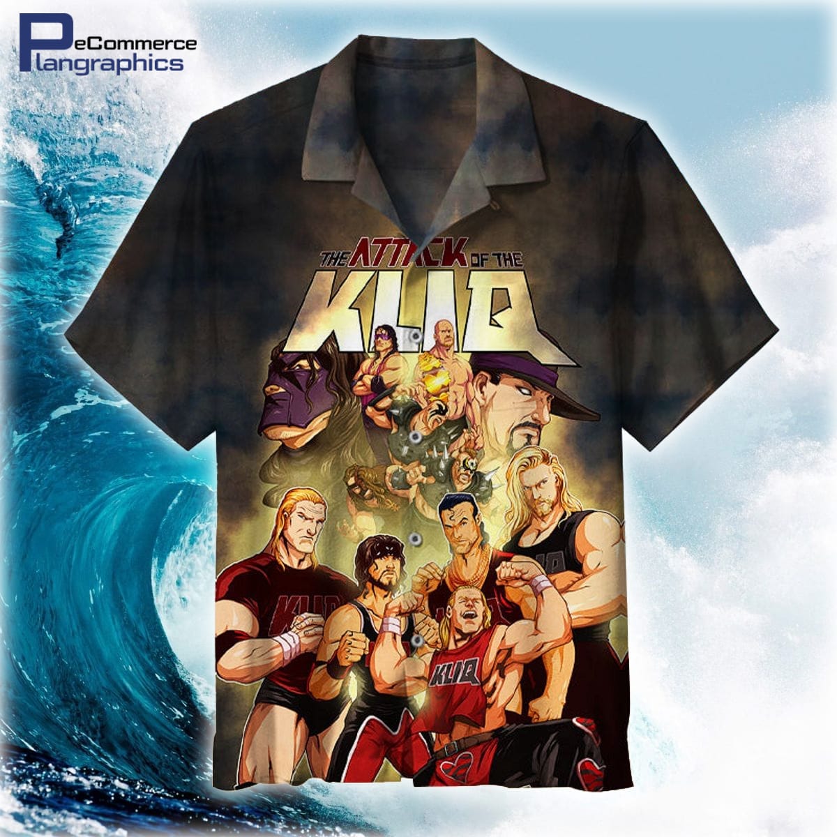 WWE The Attack Of The KLIQ Hawaiian Shirt