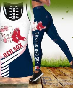 boston red sox hello kitty tank top and legging 4ZTUo