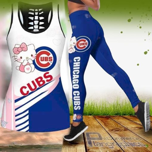 chicago cubs hello kitty tank top and legging NYrPb