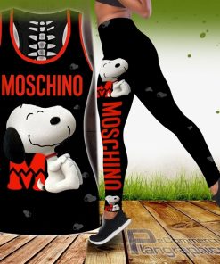combo moschino snoopy hollow tank top and leggings yjUzL