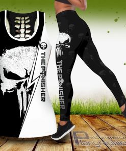 combo the punisher hollow tank top and leggings FNLBp