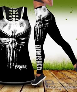 combo the punisher new hollow tank top and leggings nQ7rq