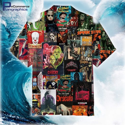 fd6rPTtC horror movie collage unisex hawaiian shirt 1 29XWr nah0uw