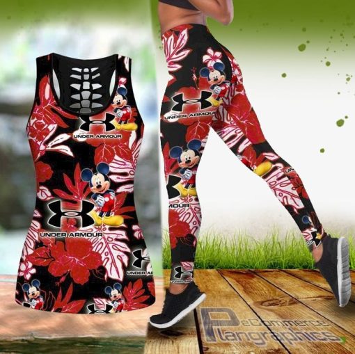 hawaiian tropical tank top and leggings set yxTpx